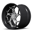 RCF-02 polished carbon fiber forged wheels for BMW 760 - custom aftermarket rims