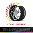 RCF-02 real carbon fiber forged wheels lightweight deep dish concave - aftermarket rims