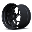 RCF-02 satin black carbon fiber forged wheels - custom aftermarket rims