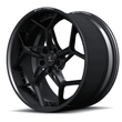 RCF-02 satin black carbon fiber forged wheels for Corvette C8 Grand Sport X - 2-piece alloys