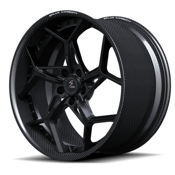 RCF-02 satin black carbon fiber forged wheels for 2024 BMW 760 xDrive - custom aftermarket rims