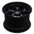 RCF-02 satin black carbon fiber forged wheels - custom aftermarket rims