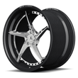 RCF-09 polished carbon fiber deep dish forged wheels for MX-5 - aftermarket custom wheels