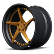 RCF-09 transparent bronze carbon fiber deep dish forged wheels for MX-5 - aftermarket wheels