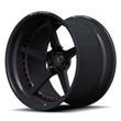 lamborghini huracan carbon fiber wheels style with RCF-12 real carbon deep dish setup