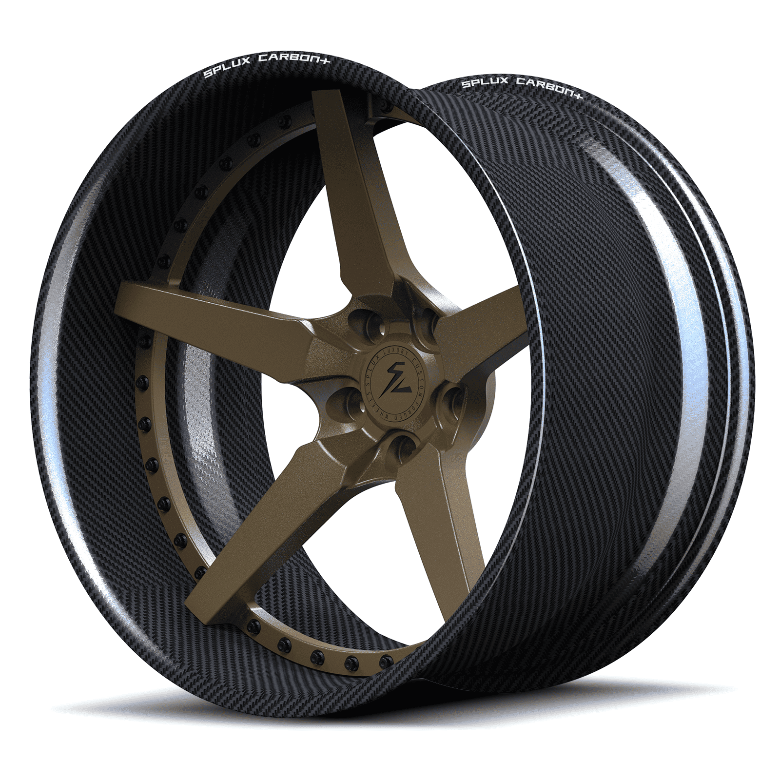 custom carbon fiber wheels RCF-12 with ultra lightweight structure and deep dish profile