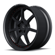 RCF-14 matte black forged wheels for M4 - lightweight 2-piece rims