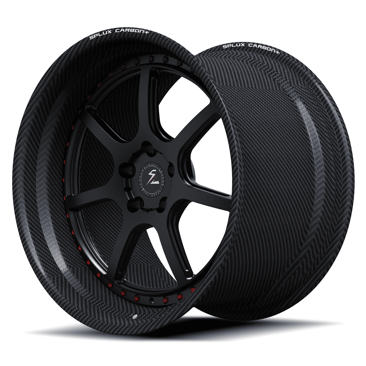 RCF-14 matte black forged wheels for M4 - lightweight 2-piece rims