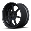 RCF-14 matte black forged wheels for 2015 BMW M4 - deep dish 6-spoke rims
