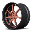 RCF-14 rose gold forged wheels for M4 - deep dish aftermarket alloys