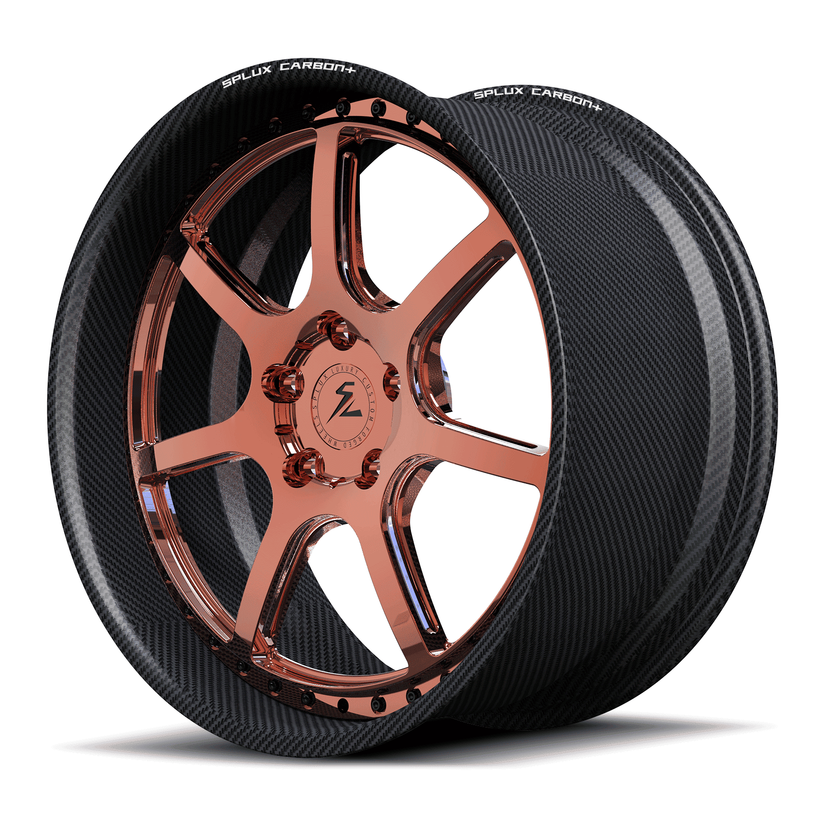 RCF-14 rose gold forged wheels for M4 - deep dish aftermarket alloys