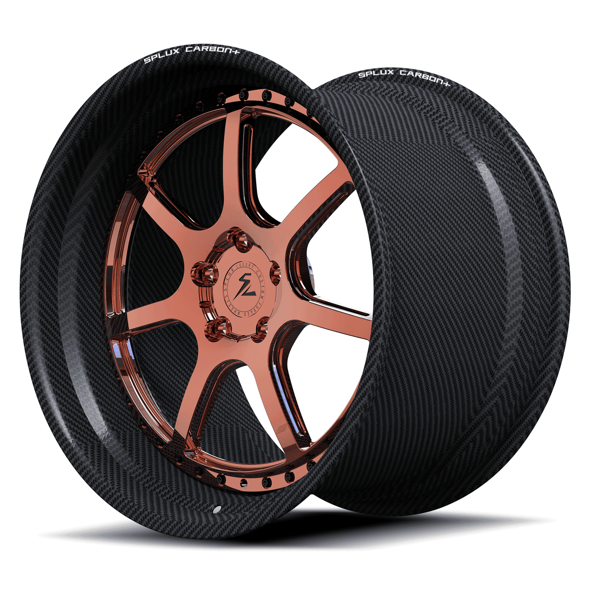 RCF-14 rose gold forged wheels for M4 - deep dish aftermarket alloys