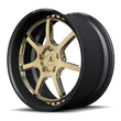 RCF-14 polished frozen gold forged wheels for BMW M4 - luxury 2-piece rims