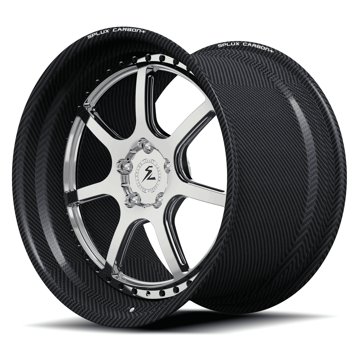 RCF-14 polished forged wheels for M4 - deep dish custom wheels