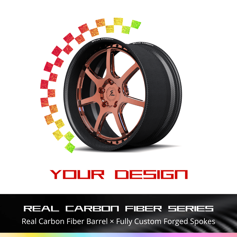 RCF-14 custom design forged wheels for BMW M4 - 6-spoke deep dish