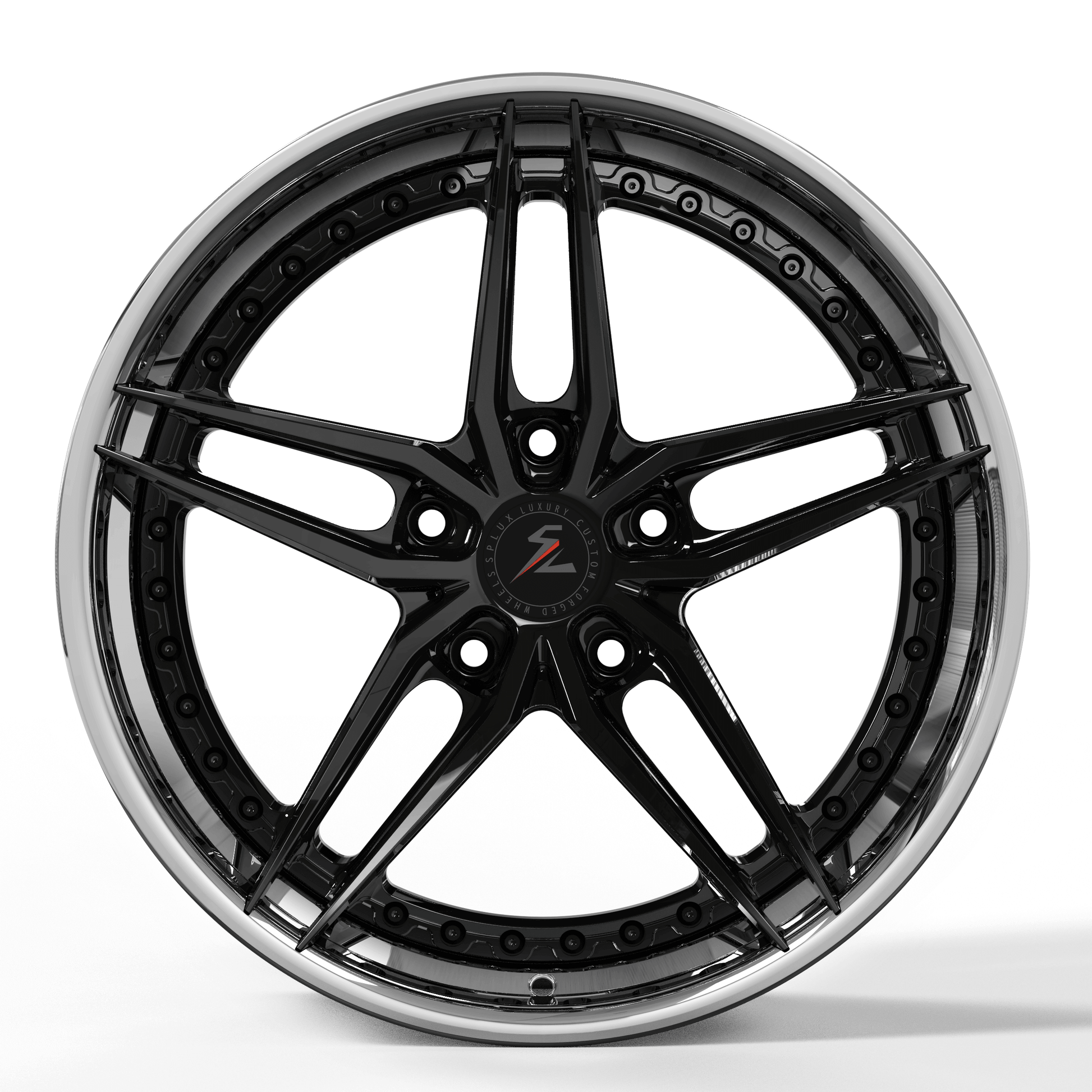 SA-01 2-piece custom forged rims for Charger - luxury wheels