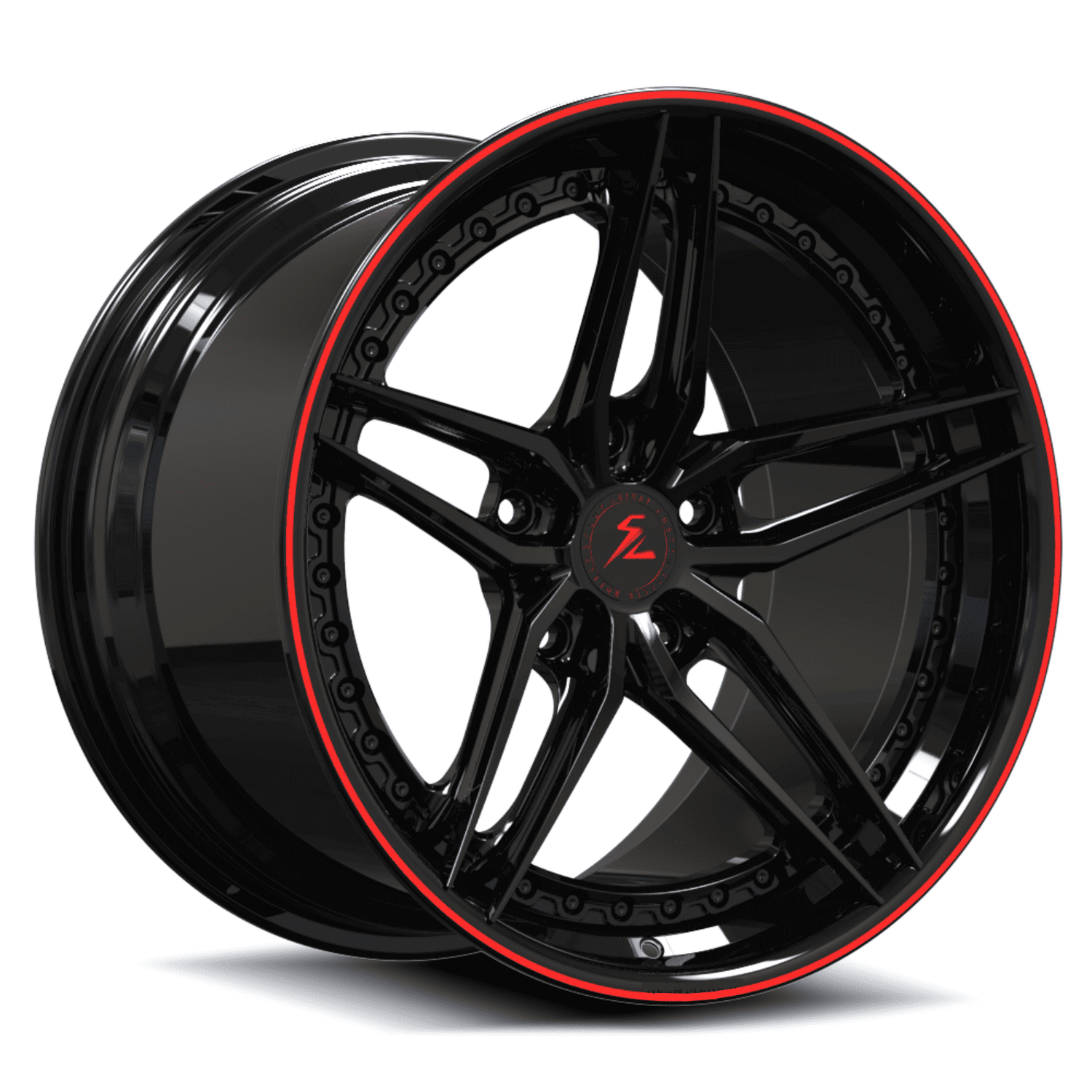 Custom 5 Spoke Wheels: Forged Monoblock, 2/3-Piece - Splux Luxury Wheels