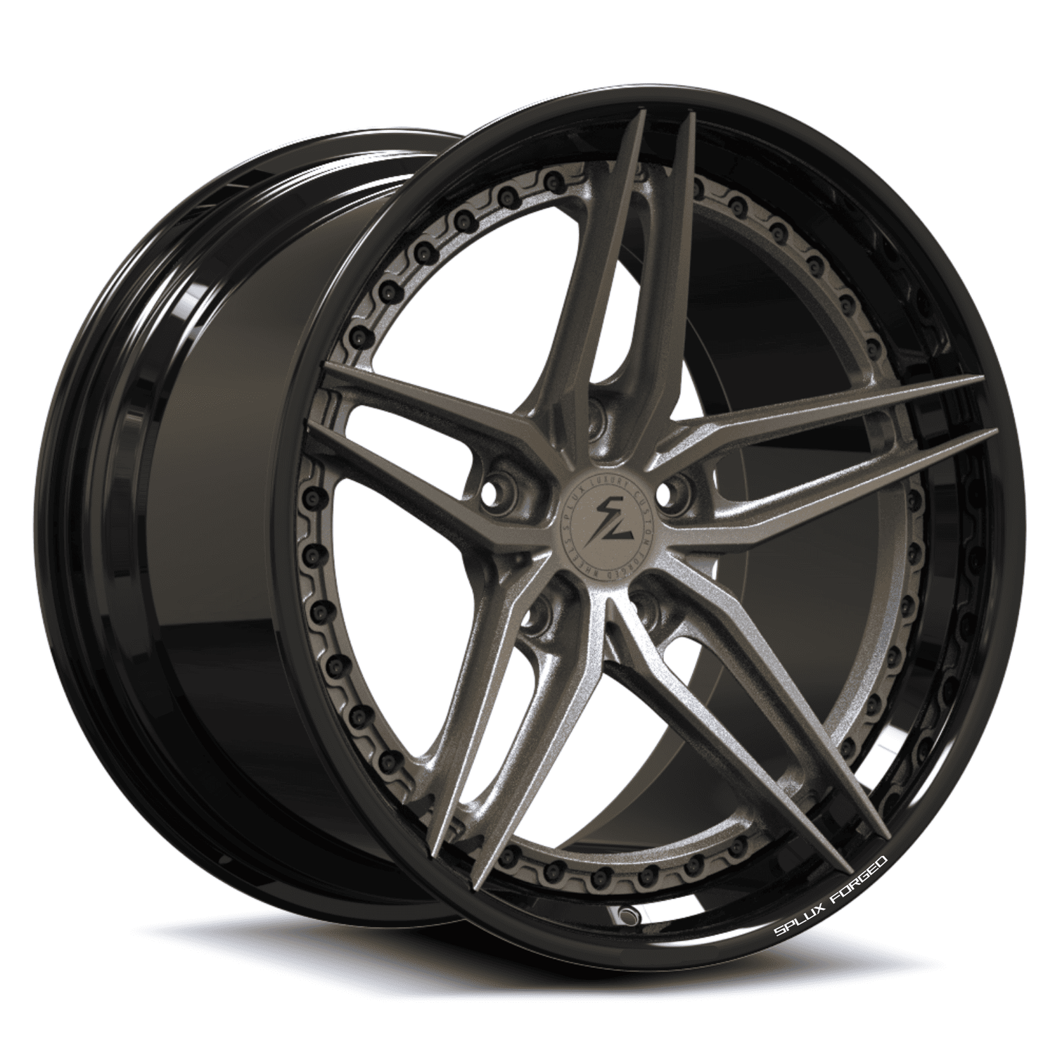 Custom 5 Spoke Wheels: Forged Monoblock, 2/3-Piece - Splux Luxury Wheels