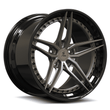 SA-01 black satin bronze forged wheels for Charger - custom alloys
