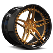 SA-01 black transparent copper forged wheels for Charger - aftermarket rims