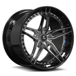 SA-01 chrome black forged wheels for 2022 Audi S5 Sportback - aftermarket rims