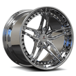 SA-01 chrome forged wheels for 2026 Ford Mustang - custom alloys