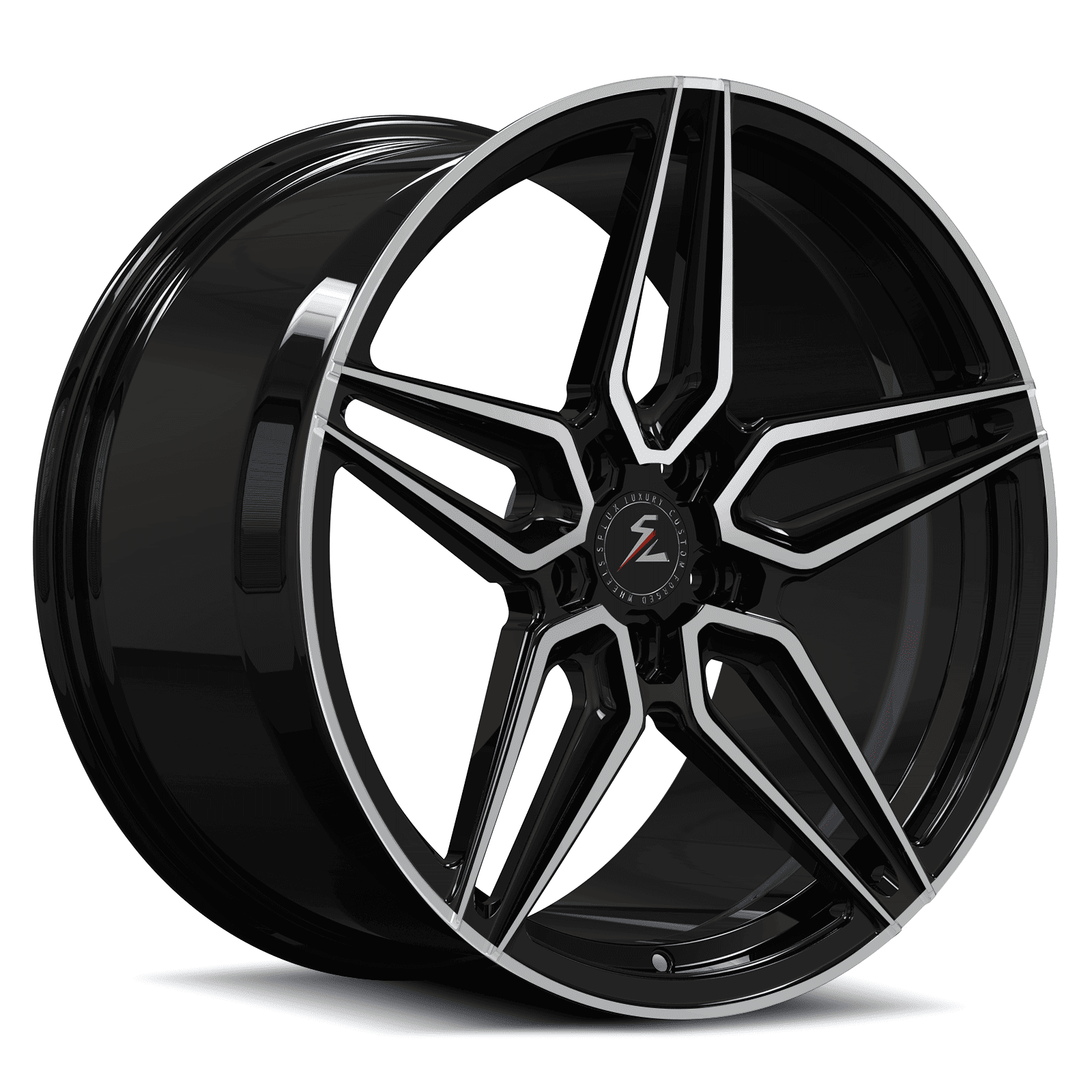 5-spoke forged wheels from Splux Monoblock SA-01M. Free shipping to most U.S. locations and a lifetime structural warranty.