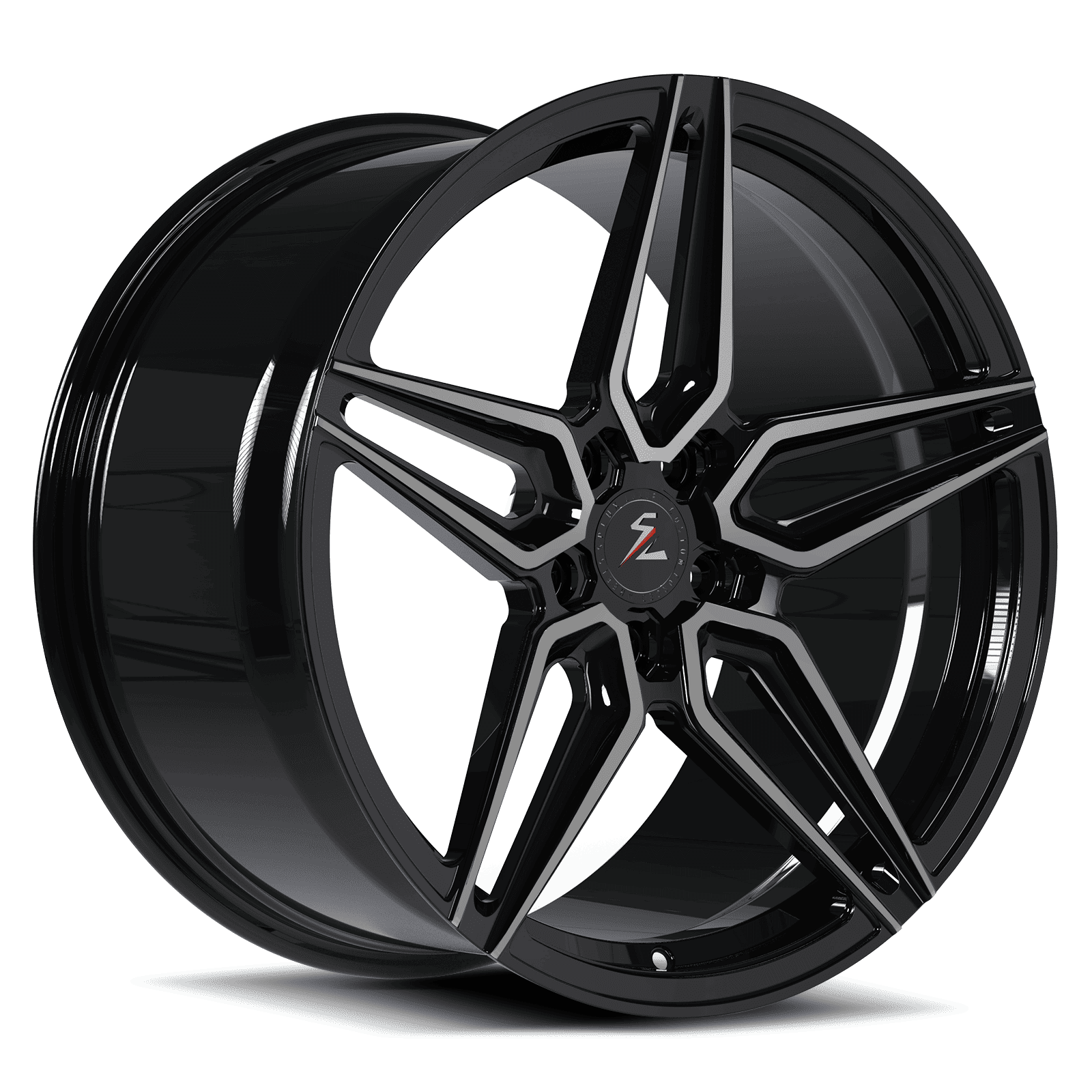 Audi 5-spoke wheels, 17x9, from SA-01M. Available bolt patterns: 5x112, 5x5, and 5x100.