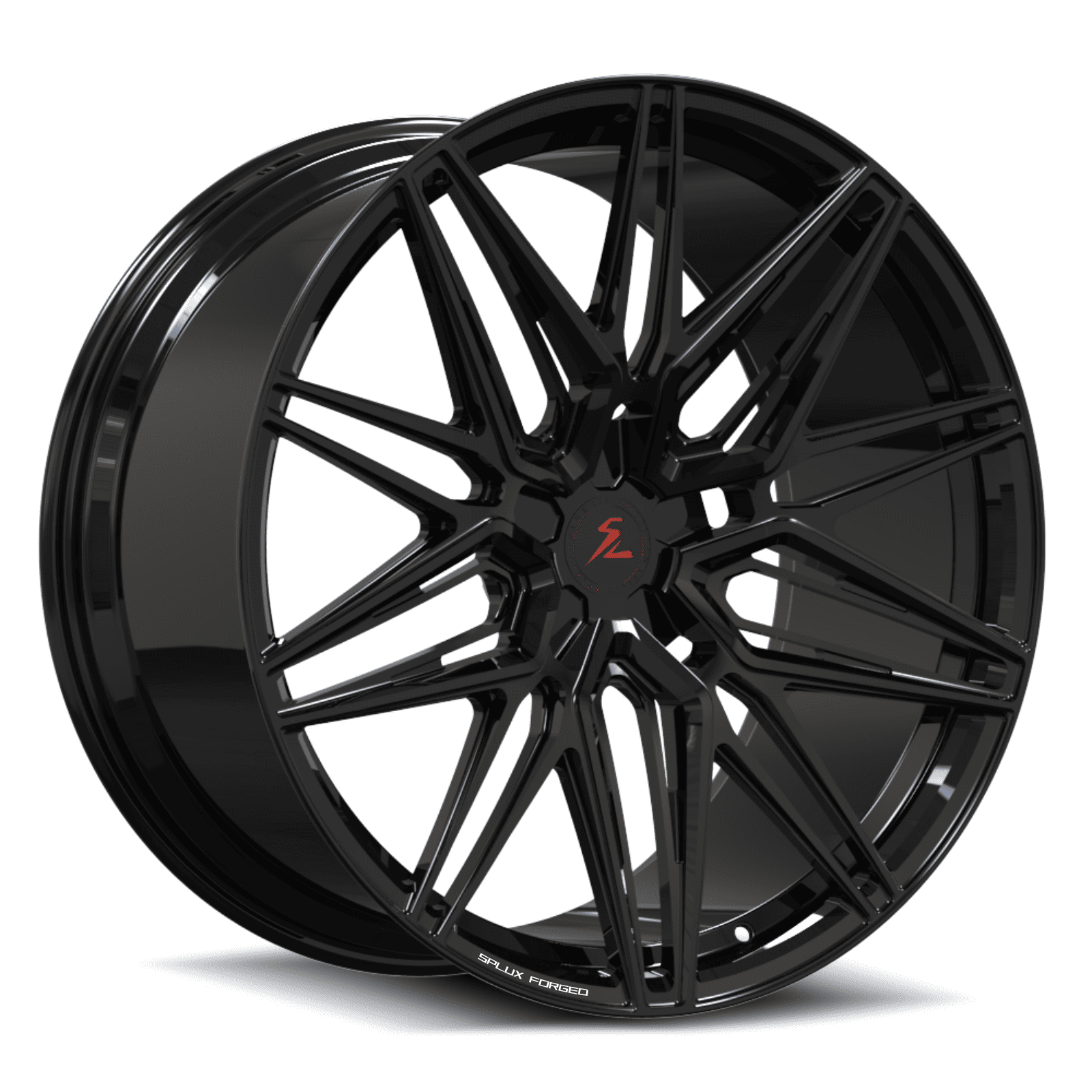 SA-02 all black forged wheels for Range Rover SVR - lightweight alloys