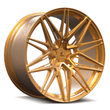 SA-02 brushed dark gold forged wheels for Range Rover SVR - lightweight alloys