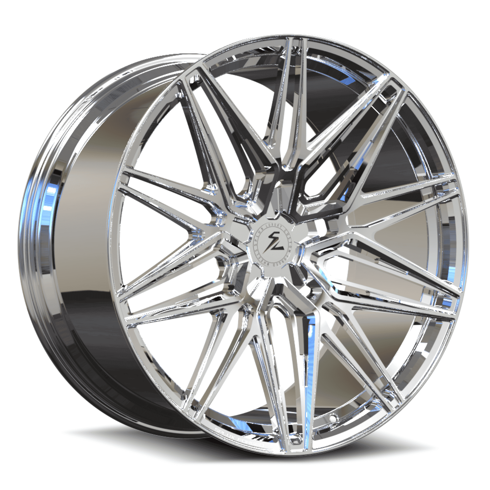 SA-02 chrome forged wheels for Range Rover SVR - lightweight alloys