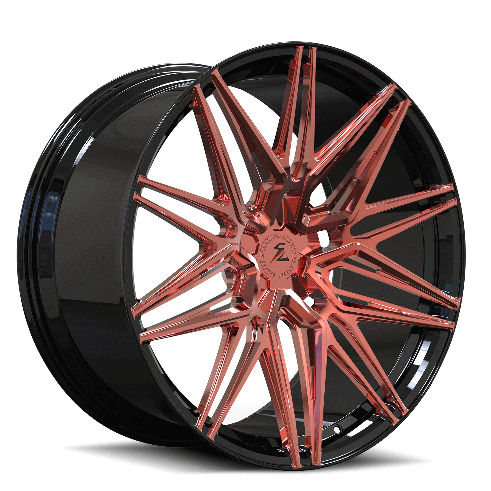 Rose gold Jeep in 24
