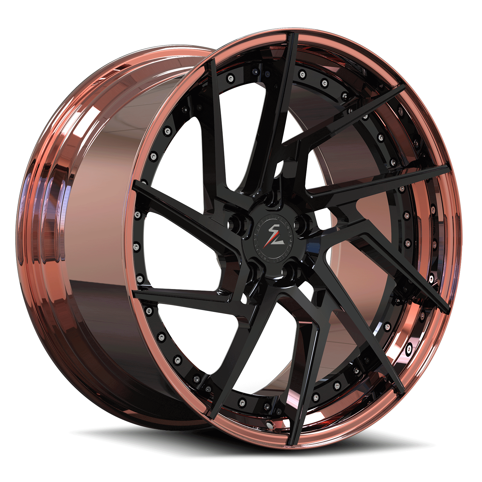 Rose gold Jeep Wrangler in 22