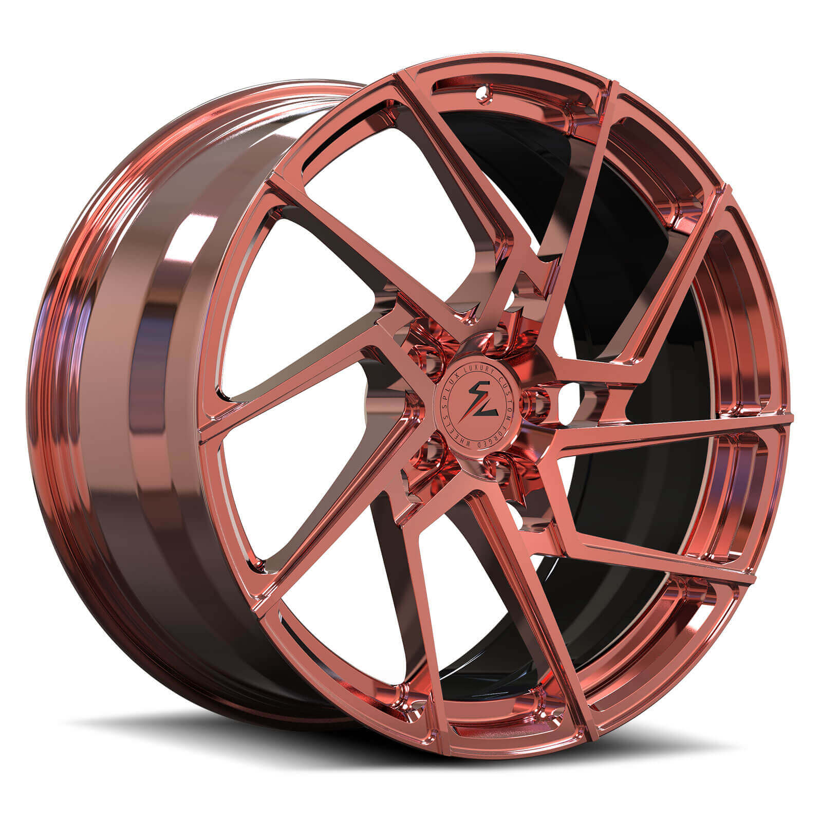 Rose gold Tesla in 21