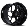 Aftermarket wheels for Lotus Evora 400, custom deep dish rims, gloss black, from Splux.