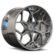 SA-05 forged 2-piece deep lip rims for Lotus Elise — chrome three-quarter detail
