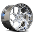 SA-05 forged 2-piece Y-spoke rims for Lotus Elise — silver face view