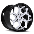 SA-05 forged 2-piece Y-spoke wheels for Lotus Elise — white black face detail