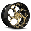 SA-05 piano black polished frozen gold forged wheels for 2011 Lamborghini Gallardo - luxury forged rims