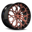 2016,2015,2008 dodge challenger srt8 wheels,custom forged 2-piece aftermarket deep wheels with 22s,black and pink rims,SA-07.