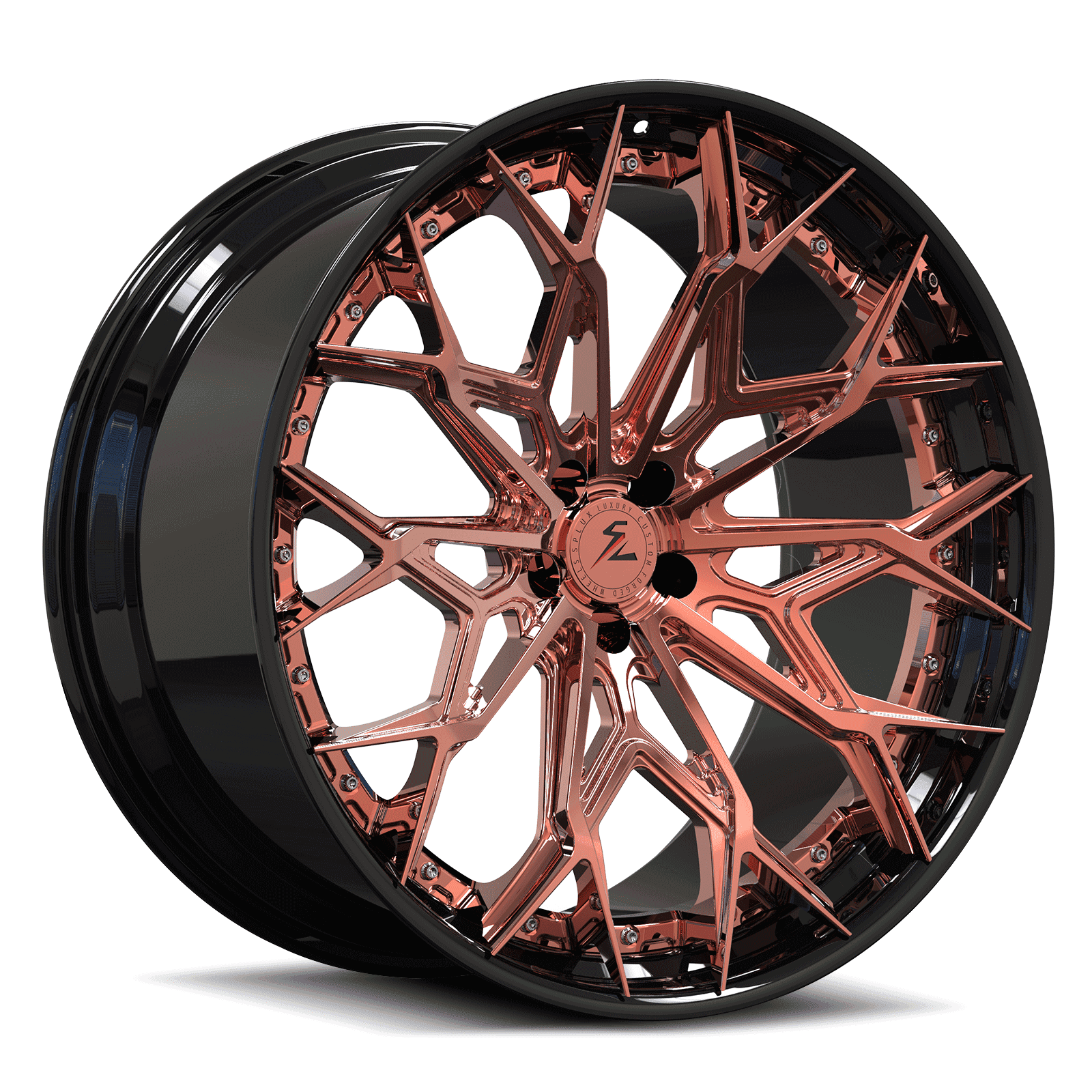 SA-07 forged 2-piece wheels for the Lucid Gravity - aggressive aftermarket wheels