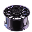 2018,2017 Dodge Challenger staggered wheels,forged 2-piece aftermarket deep lip wheels,20inch,aggressive,black,purple,SA-07.