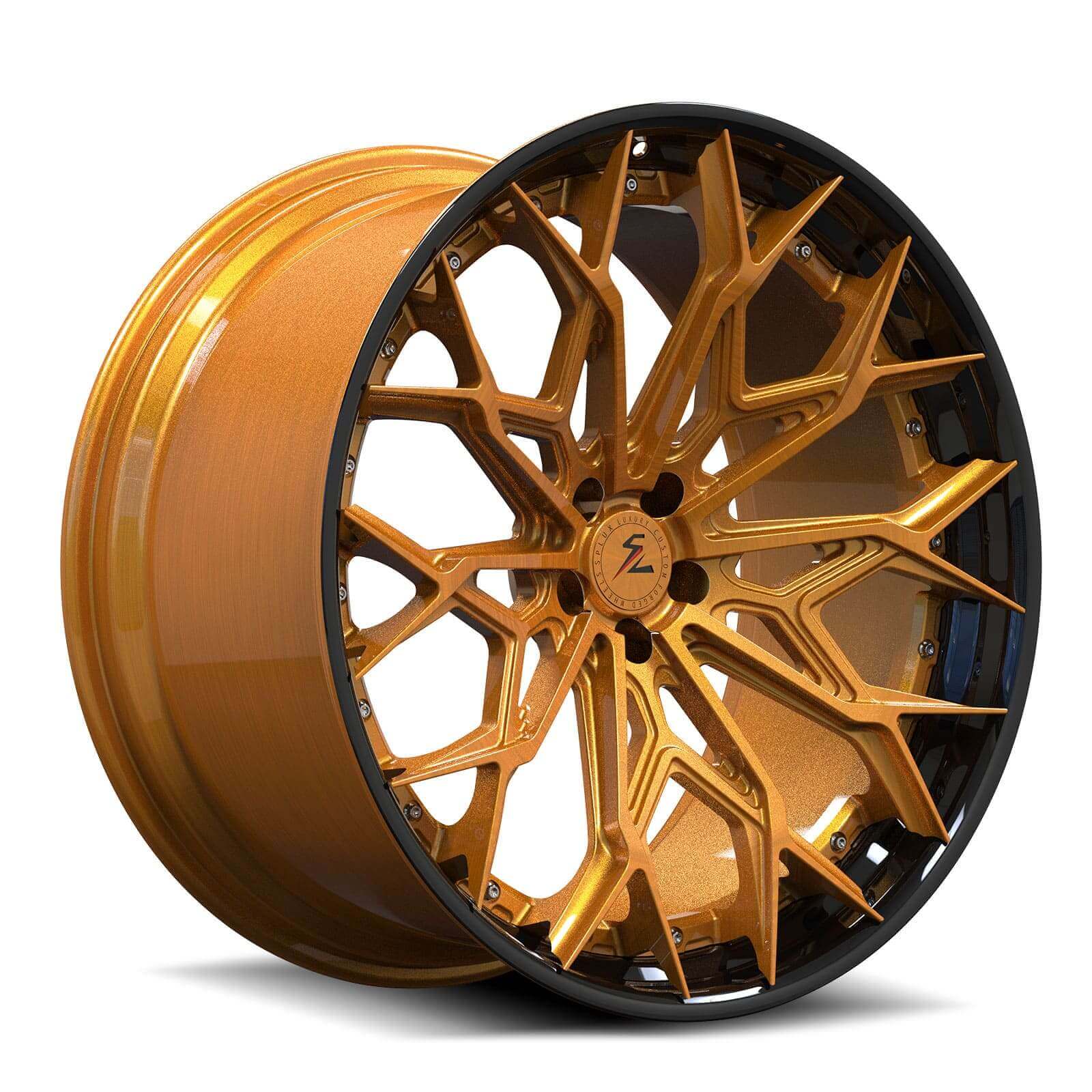 SA-07 bronze black forged wheels for the Lucid Gravity - luxury aftermarket alloys