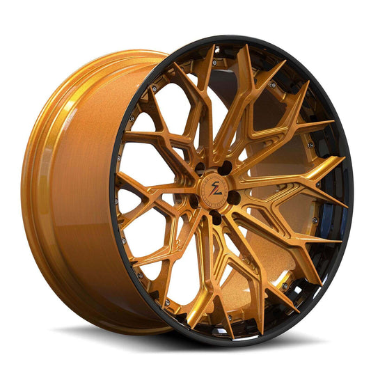 SA-07 bronze black forged wheels for Silverado Trail Boss - aftermarket alloys