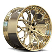 SA-07 frozen gold forged wheels for Chevrolet Silverado Trail Boss - deep dish rims