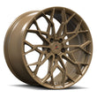 SA-07M matte bronze forged wheels for Chevrolet 1500 - deep dish aftermarket rims