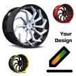 SA-08 forged 2-piece wheels for Cadillac Coupe DeVille - lightweight aftermarket wheels