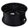 Splux SA-08M 20/21 inch Z06 C7 Corvette Grand Sport wheels, directional and aggressive, custom forged in black.