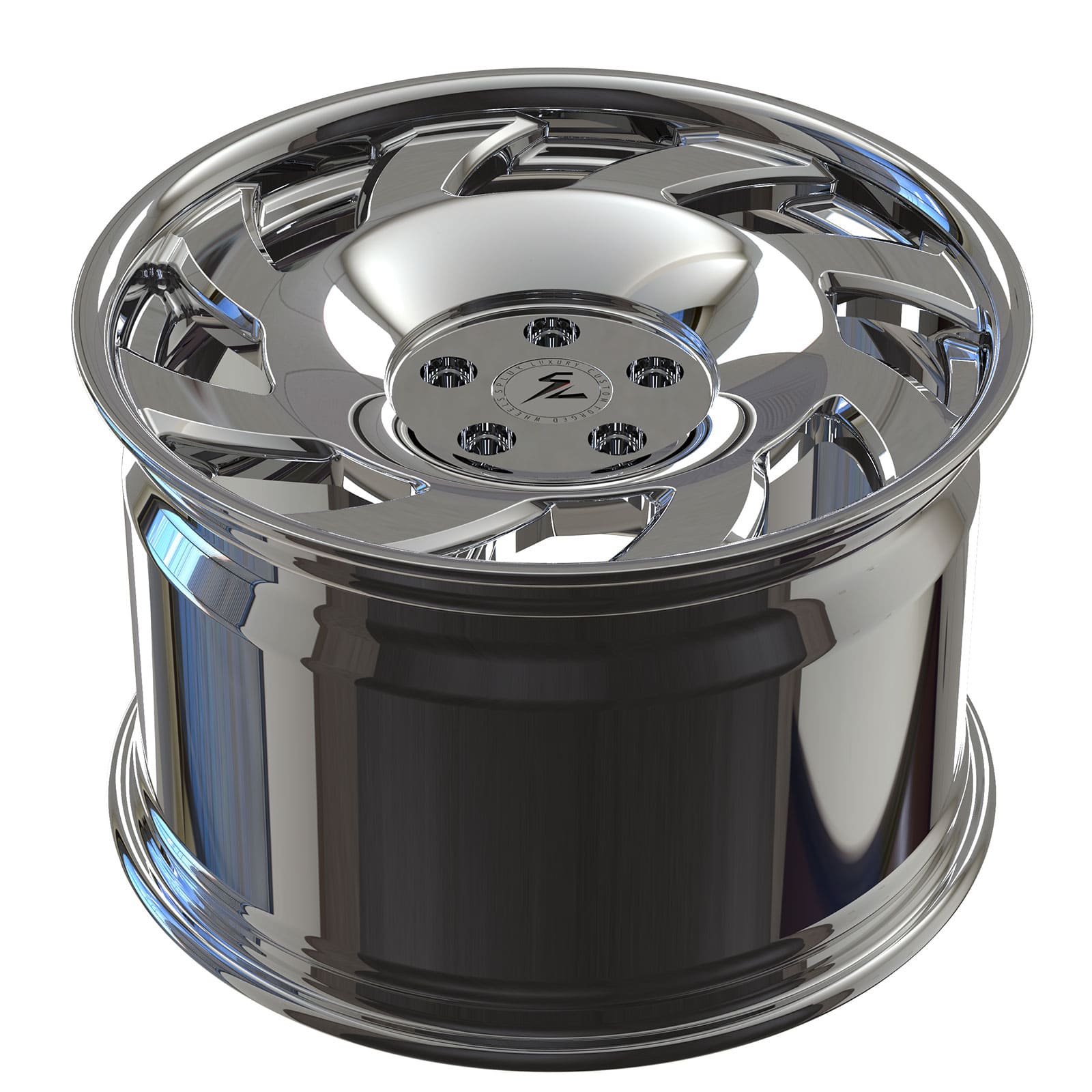 SA-10 chrome forged monoblock wheels for the WRX - custom lightweight alloys