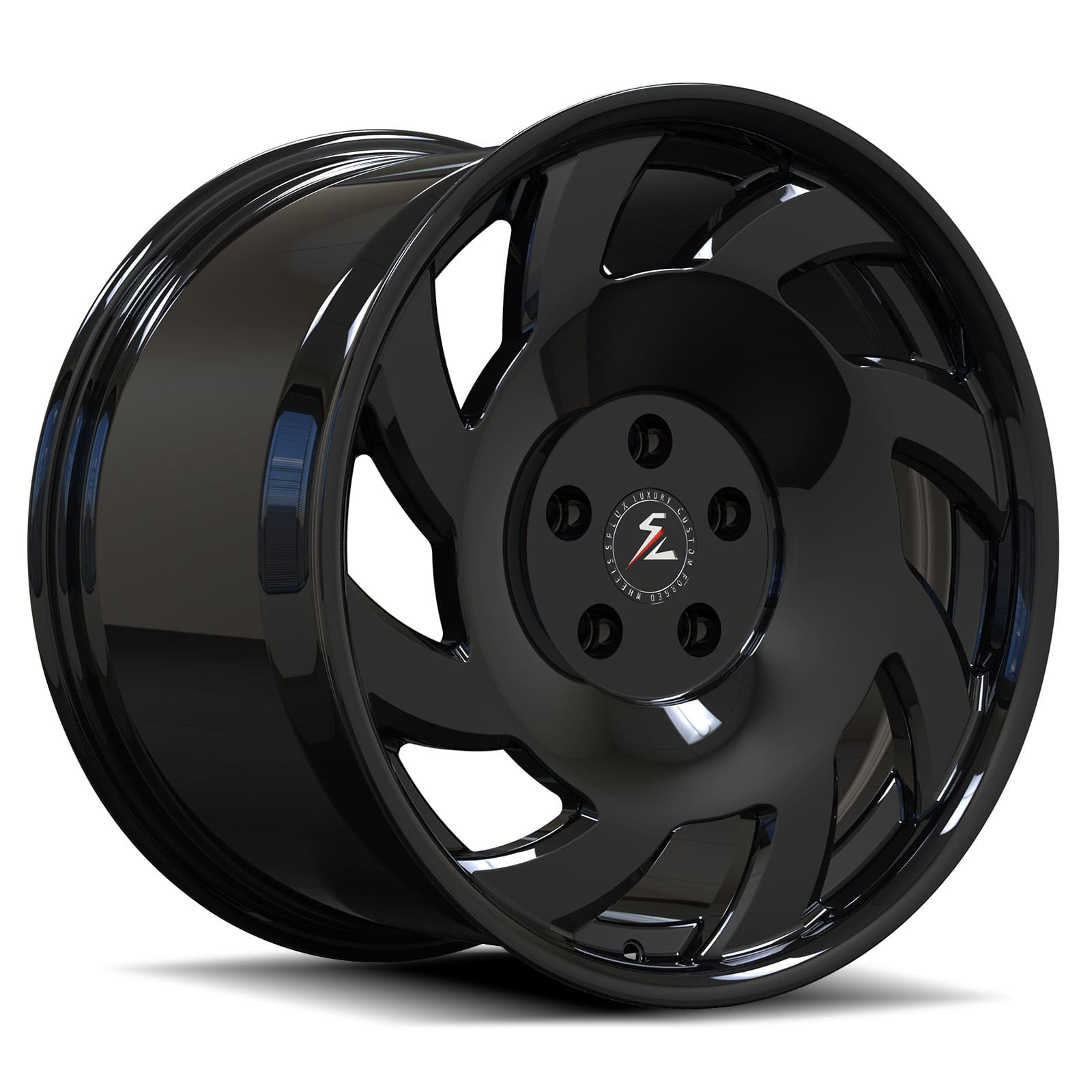 SA-10 piano black forged wheels for Impala SS - lightweight rims